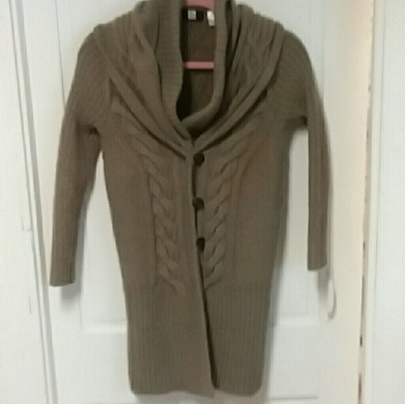 NW GORGEOUS KNITTED tan toned sweater 🌹🌹🌹 - Picture 1 of 5